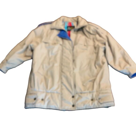 London Fog Women’s Khaki Puffer Knee Length Jacket Coat 10 Regular - Picture 1 of 10